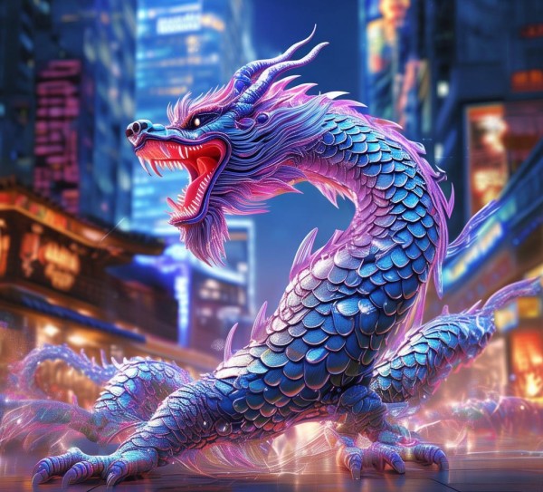 舞龙与科技创新，传统与现代的完美融合